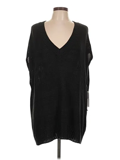 Pre-owned Rdi Poncho In Black