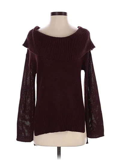 Pre-owned Rdi Pullover Sweater In Burgundy