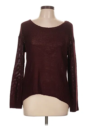 Pre-owned Rdi Pullover Sweater In Burgundy