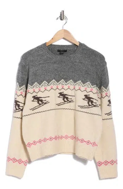 Rdi Skier Crewneck Sweater In Multi