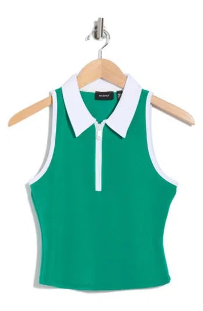 Rdi Sleeveless Half Zip Top