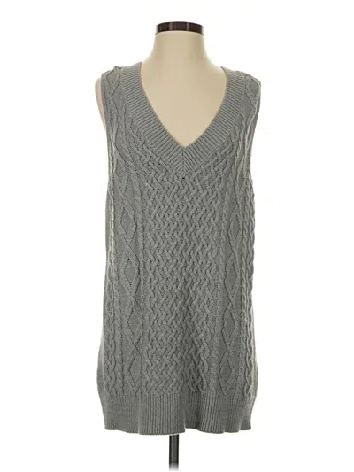 Pre-owned Rdi Sweater Vest In Gray