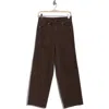Rdi Twill Barrel Pants In Brown