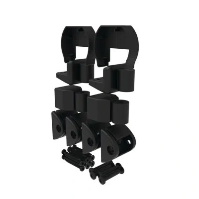 Rdi Versarail Winchester Aluminum Angle Brackets In Matte Black