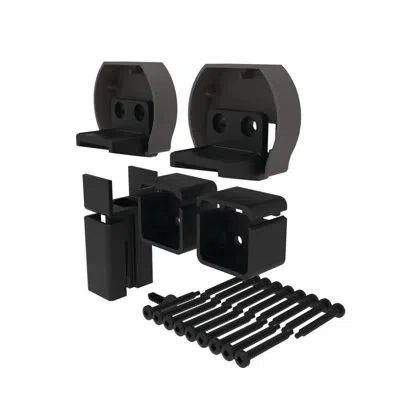 Rdi Versarail Winchester Aluminum Level Brackets In Matte Black