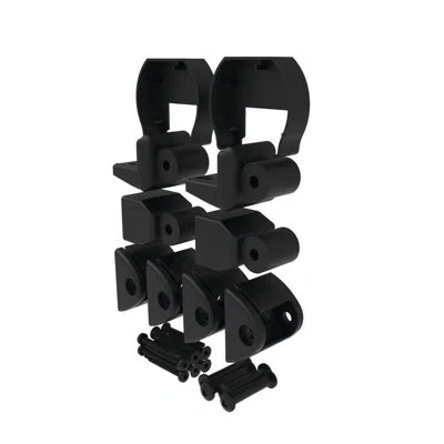 Rdi Versarail Winchester Aluminum Stair Brackets In Matte Black