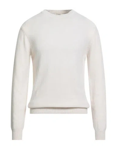Re Branded Re_branded Man Sweater Ivory Size Xl Cashmere, Polyamide In White