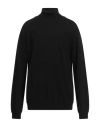 Re Branded Re_branded Man Turtleneck Black Size Xxl Cashmere, Polyamide