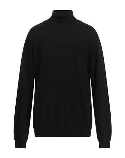 Re Branded Re_branded Man Turtleneck Black Size Xxl Cashmere, Polyamide