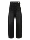 Re Code Raw-edge Jeans In Black