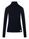 Re Code Turtleneck Long-sleeved Top In Blue