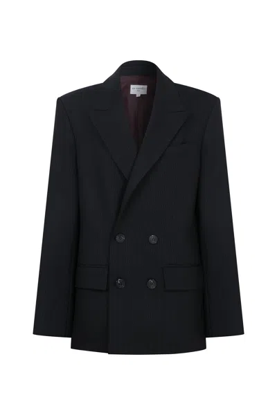 Re-cordis Paris Men's Blue Vintage Pinstripe Blazer