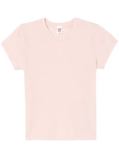 Re/done 1960's Slim T-shirt In Pink