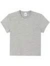 Re/done 50s Boxy Cotton T-shirt In Grey