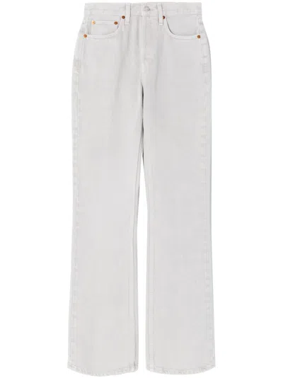 Re/done 70s Bootcut High-rise Bootcut Jeans In Neutrals