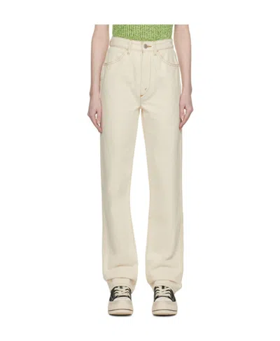 Re/done 70s Cigarette Jeans In Nude