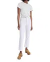 Re/done 70s Crop Boot Jeans In White