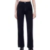 Re/done 70s Loose Flared Corduroy Trouser In Black In Black
