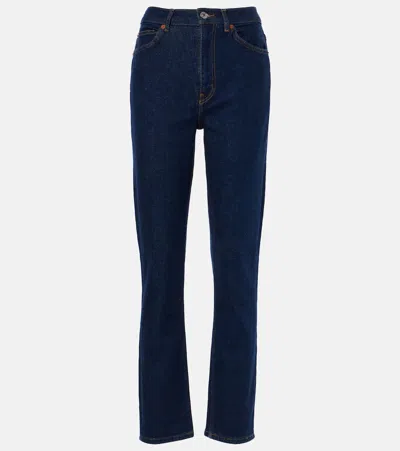 Re/done Blue 70s Stove Pipe Jeans