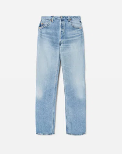Re/done 70s Straight Leg Jean In Blue