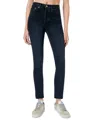 RE/DONE 90'S HIGH RISE ANKLE JEAN IN FADE BLACK