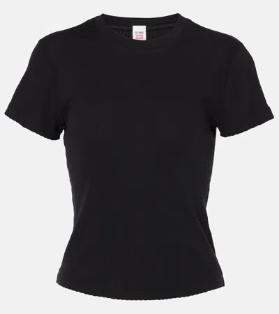 Re/done '90s Baby Cotton Jersey T-shirt In Black