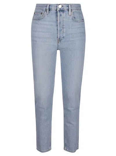 RE/DONE 90S HIGH RISE ANKLE CROP JEANS