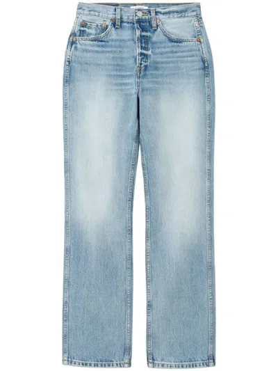 Re/done 90s High-rise Loose Jeans In Blue