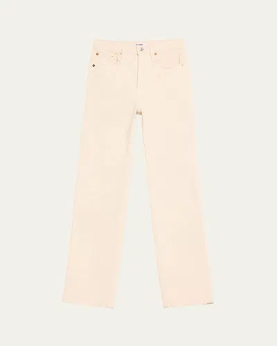 Re/done 90s High-rise Loose Jeans In Vintage White