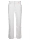 Re/done 90s High Rise Loose Jeans In White