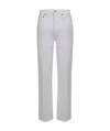 Re/done 90s High Rise Loose Jeans In White