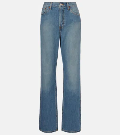 RE/DONE 90S HIGH-RISE STRAIGHT JEANS
