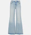 Re/done Baggy Flared Jeans In Blau