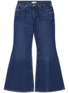 Re/done Baggy Flared Jeans In Blue