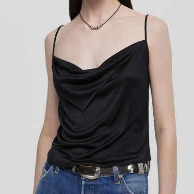 Re/done Bandana Party Top In Black