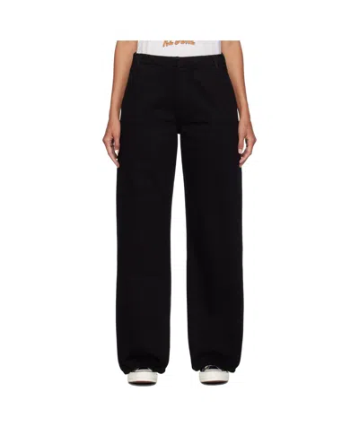 Re/done Belt-loop Jeans In Black