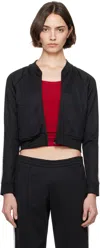 Re/done Logo Embroidered Casual Jacket In Black