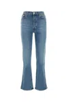 Re/done Blue High-rise Loose Jeans In Blue