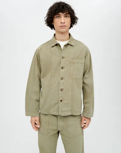 Re/done Cadet Shirt Jacket In Xs