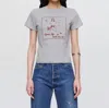 Re/done Come Up T-shirt In Grey