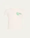 Re/done Classic Crewneck Graphic Tee In Vintage White