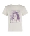 Re/done Classic In Your Dreams-print T-shirt In White
