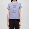 Re/done Classic Let's Talk Tee In Celestial In Purple