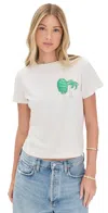 Re/done Classic Tee Dan Tanas Sign Vintage White In Vintage White