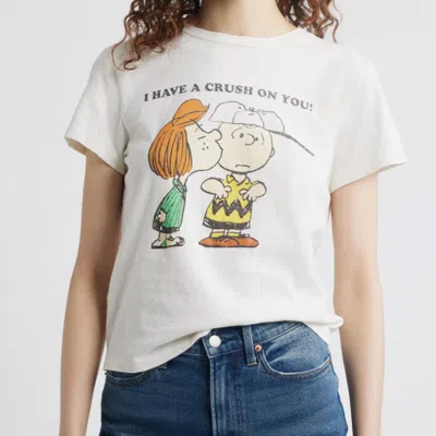 Re/done Classic Tee In Peanuts Crush