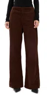 Re/done Corduroy Trousers Dark Chocolate In Dark Chocolate