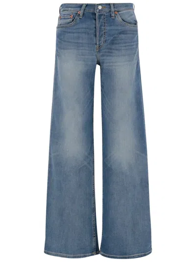 Re/done Cotton Blend Denim Jeans