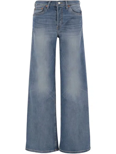RE/DONE COTTON BLEND JEANS