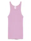 Re/done Ribbed Cotton Tank Top