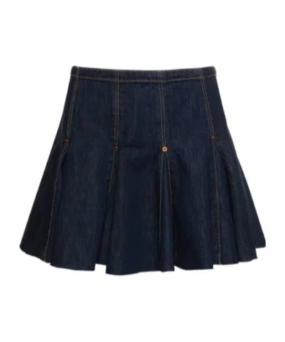 Re/done Cowboy Mini Skirt